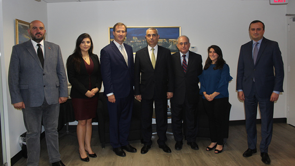 Masis Mayilian met with representatives of the Armenian Assembly of America and the Armenian National Committee of America