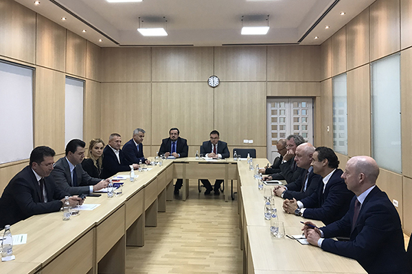 Meeting with members of the extra parliamentary opposition in Tirana, 18 Nov. 2019
