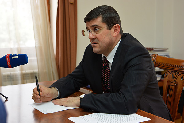 Arayik Harutyunyan sent a congratulatory message to the President-elect of the Republic of South Ossetia