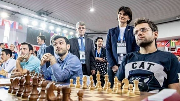 Armenian Chess Team beats Azerbaijan at European Championships