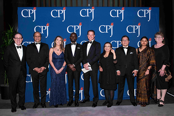 CPJ gala recognizes courageous journalists from developing democracies, celebrates press freedom