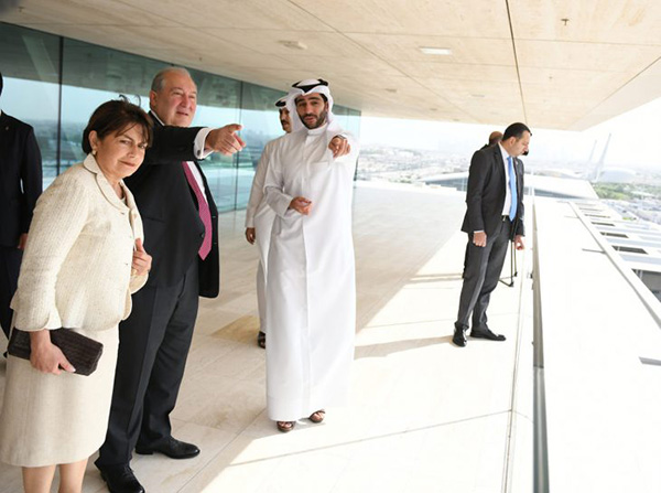 President Sarkissian visits Qatar Foundation