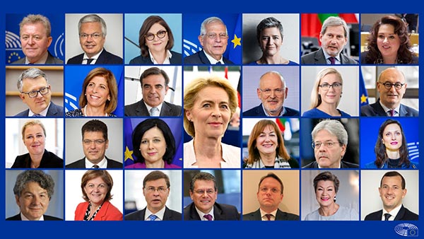 European Parliament elects the von der Leyen Commission
