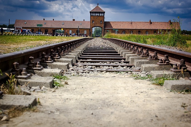 Chancellor of Germany visits the Auschwitz-Birkenau camp