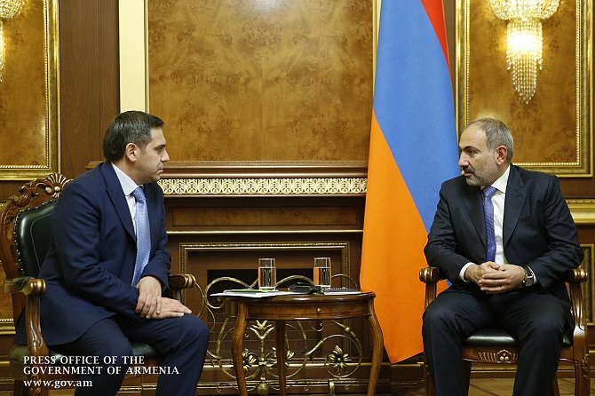“New unprecedented football management and development model is being tested in Armenia” – PM receives newly elected President of the Armenian Football Federation