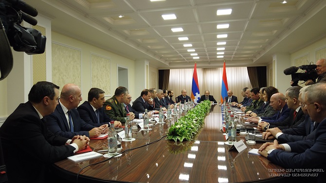 The Head of the State considered the Armenia-Artsakh close cooperation a key element for the solution of all set tasks expressing confidence that together we would bring to life all projects