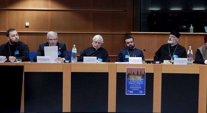 The Vicar of the Armenian Diocese in Georgia visited Brussels