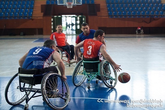 The Second Wheelchair International Basketball Tournament was held in Yerevan