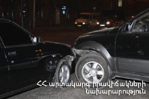 RTA at the crossroads of G. Hasratyan and Shiraz streets: there were casualties
