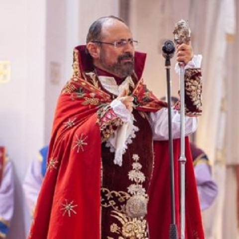 Armenian Patriarch of Turkey, Sahak Mashalian (Photo: Facebook)