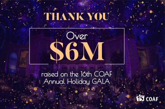 Annual COAF Gala raises over $6 million for rural Armenia