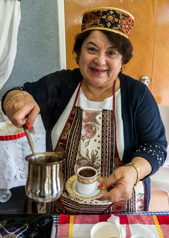 Hedy Ohanian – an educator from Baghdad, Iraq, and one of the core members of the Ladies’ Committee. Hedy says she feels blessed to be an Armenian. (Photo: Tamara Azizian)
