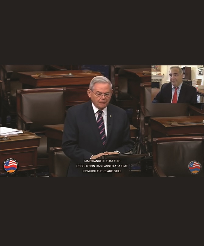 The U.S. Senate approves unanimous consent request on the adoption of S.Res.150 recognizing the Armenian Genocide (Video)