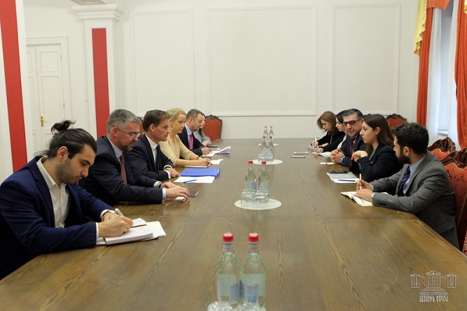 Chair of Armenia-Sweden Friendship Group and Parliament Chief of Staff receive delegation of the Ministry of Foreign Affairs of the Kingdom of Sweden