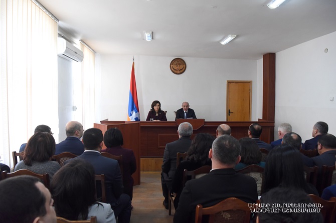 A fully functioning and professional judicial system complying with the letter and spirit of the law is of utmost importance for the establishment of democratic state. Bako Sahakyan
