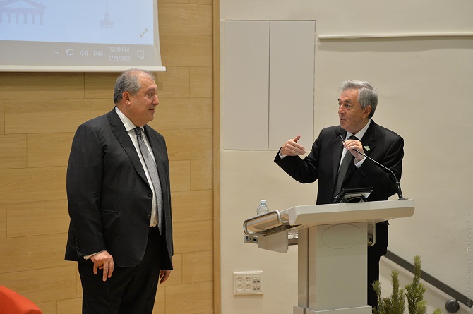 President Armen Sarkissian deliverd a lecture at the Holon Institute of Technology: “I believe that in a sense we are entering a period of a new Renaissance”