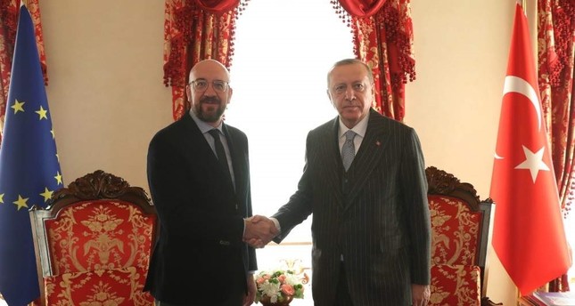 On January 11, Charles Michel, President of the European Council met with President Recep Tayyip Erdoğan of Turkey in Istanbul