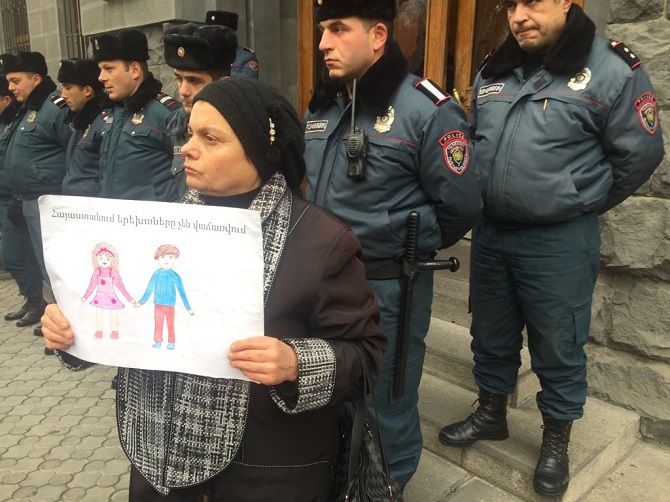 Grieving Armenian mothers protest, prosecutors appeal release of orphan trafficking suspects