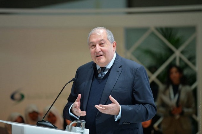 Armen Sarkissian says keeps dreaming he can be the first President to fly into space