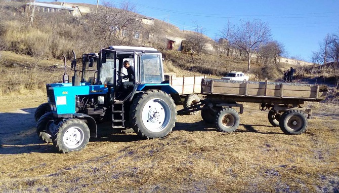 AMAA-Armenia obtains Belarus tractor for Navur Cooperative of Tavush Region