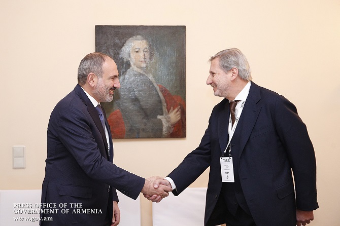 EU-Armenia Investment Forum to be held in Luxembourg; Nikol Pashinyan meets with Johannes Hahn