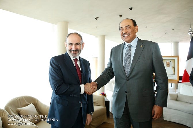 Armenia, Kuwait interested in deepening bilateral cooperation; PM Pashinyan meets with his Kuwaiti counterpart