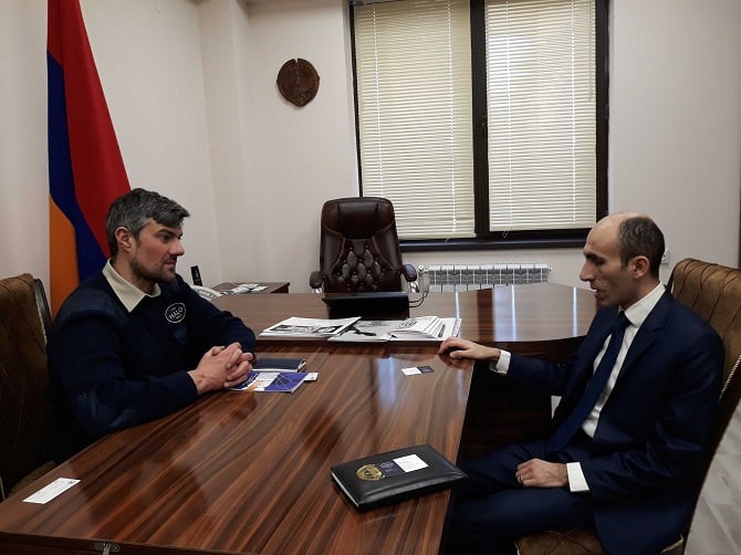 The Ombudsman received Halo Trust Artsakh programme manager