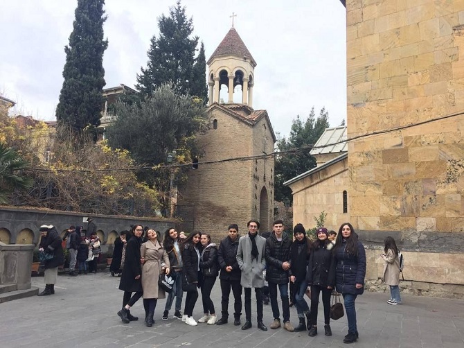 Youth Department’s volunteers toured Tbilisi