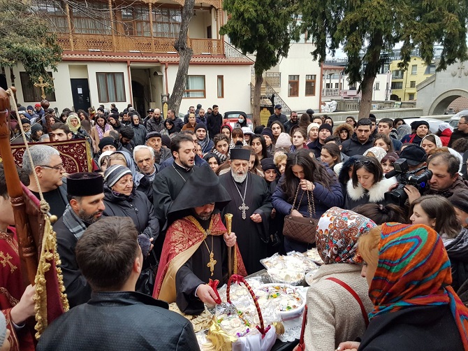 Feast of St. Sarkis the Captain celebrated at the Armenian Diocese in Georgia