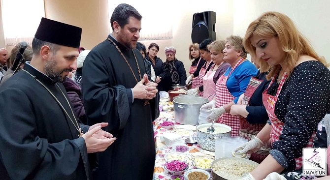 The eve of Great Lent (Great Barekendan) was celebrated with Harisa Festival