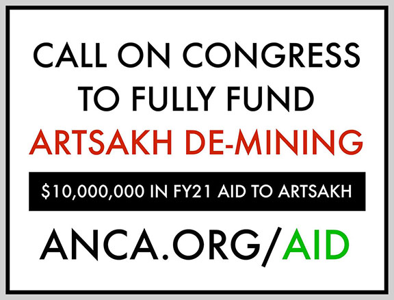 ANCA urges Congress to fully fund Artsakh de-mining