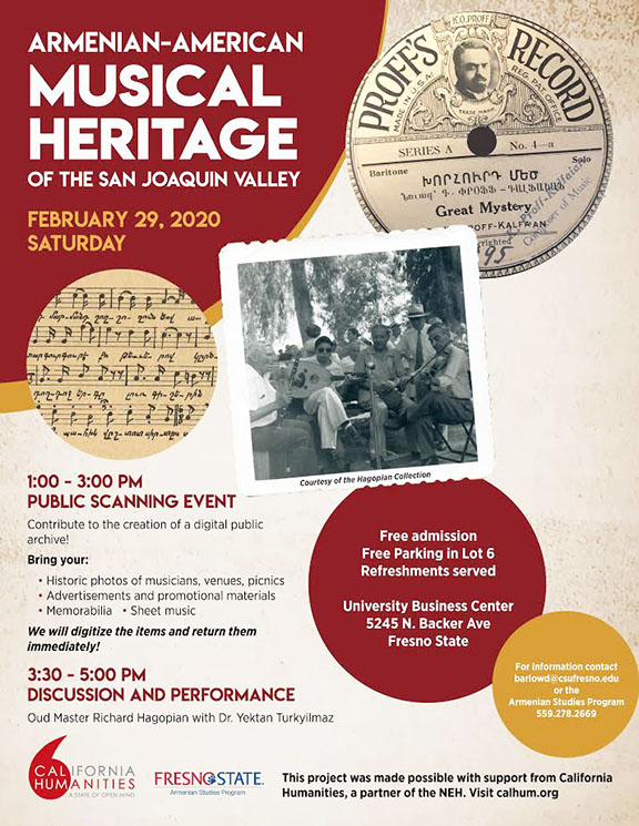 Fresno State Armenian Studies Program to host musical heritage event