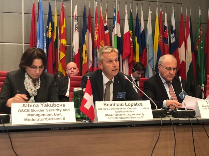 OSCE PA addresses high-level conference on foreign terrorist fighters