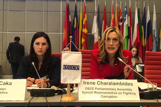 Effective legislation and greater political will needed to prevent corruption in OSCE area, says PA’s ‪Charalambides