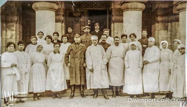 Dr. Walter P. Davenport with local Armenian medical staff 