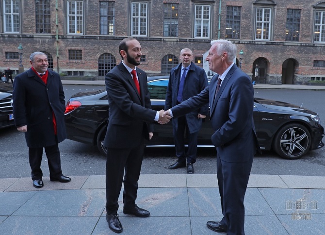 Meeting of RA NA Speaker Ararat Mirzoyan with Speaker of the Folketing of Denmark Henrik Dam Kristensen