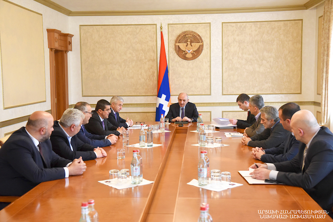 State elections in Artsakh to be held on March 31 of the current year were touched upon during the meeting