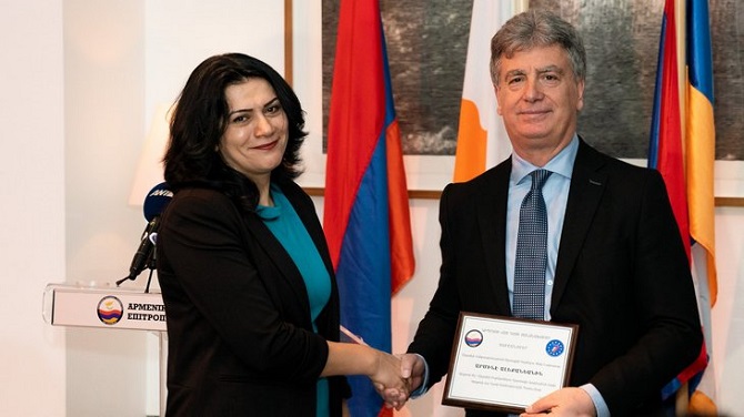 Deputy Foreign Minister of the Republic of Artsakh Armine Alexanyan is on a working visit in the Republic of Cyprus