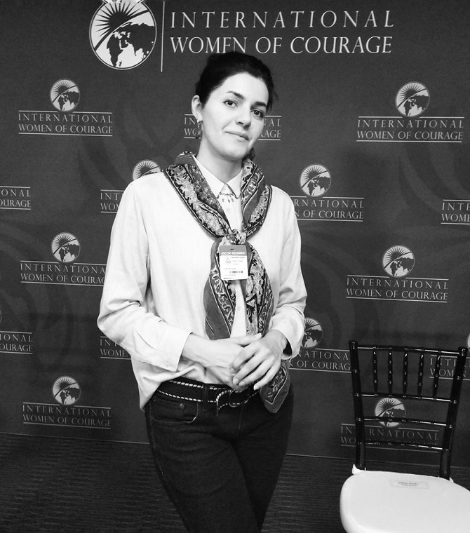 Armenian journalist and blogger Lucy Kocharyan is one of 12 International Women of Courage Award recipients of 2020