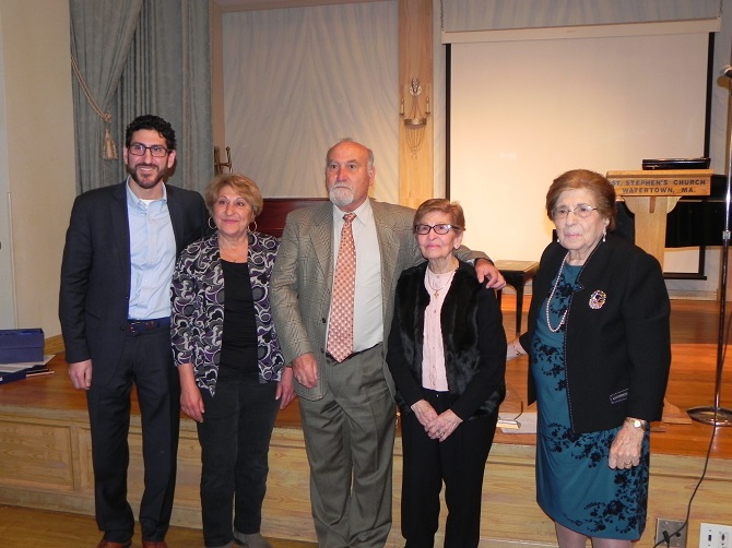 Sebouh Arakelian, Elizabeth Arakelian, Arakel Arakelian, Mary Bazarian and Nevart Kouyoumjian