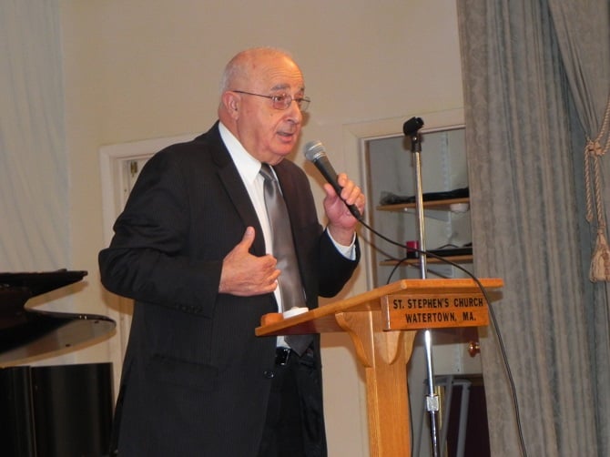 Keynote speaker and Armenian Museum of America Director Berj Chekijian