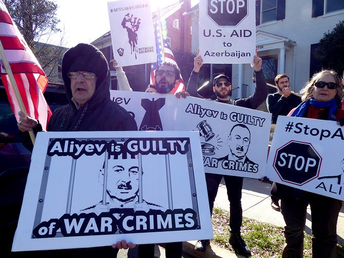 AYF leads Washington DC protest against Azerbaijani aggression
