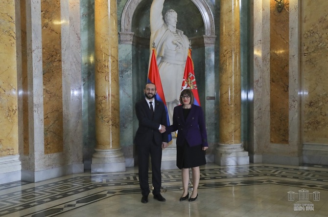 RA NA Speaker meets with Speaker of Serbian Parliament within official visit to Serbia
