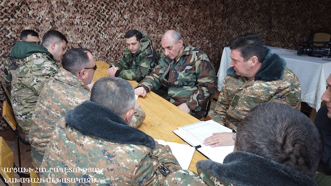 Issues on army building and increasing the combat readiness of the army were discussed during the consultation