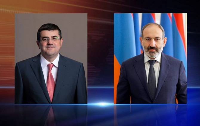 PM Nikol Pashinyan hosts President-elect of Artsakh