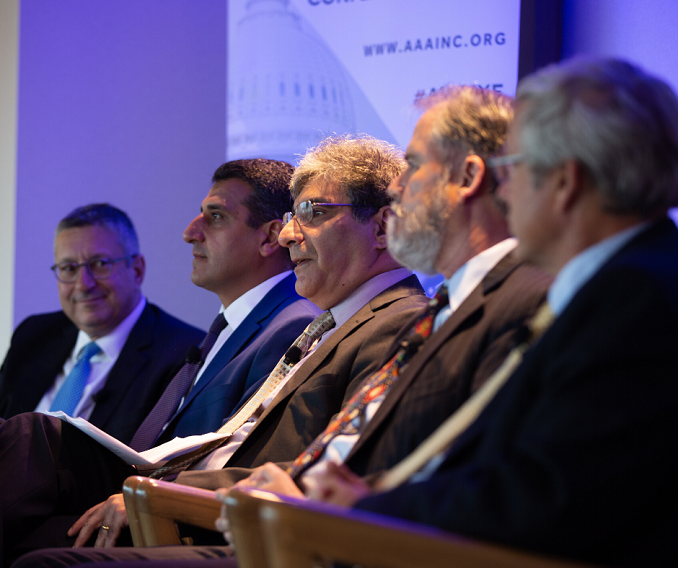 Ambassador Rouben Shougarian during the Ambassador's panel discussion on United States-Armenia Relations: Democratic Reforms and U.S. Assistance at Armenian Assembly's 2019 National Advocacy Conference