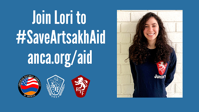 Spotlight: AYF Junior joins ANCA on the advocacy front lines to #SaveArtsakhAid