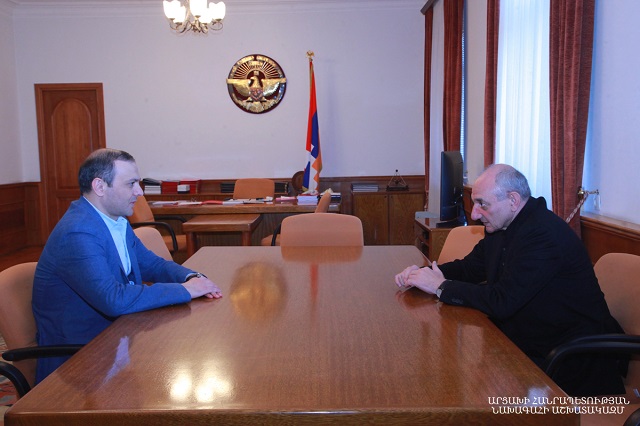 Issues related to the cooperation between the two Armenian republics in the security sphere were on the agenda of the meeting