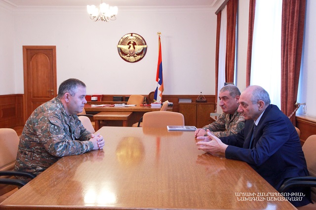 Issues related to army building and cooperation between the two Armenian states in the sphere were on the discussion agenda