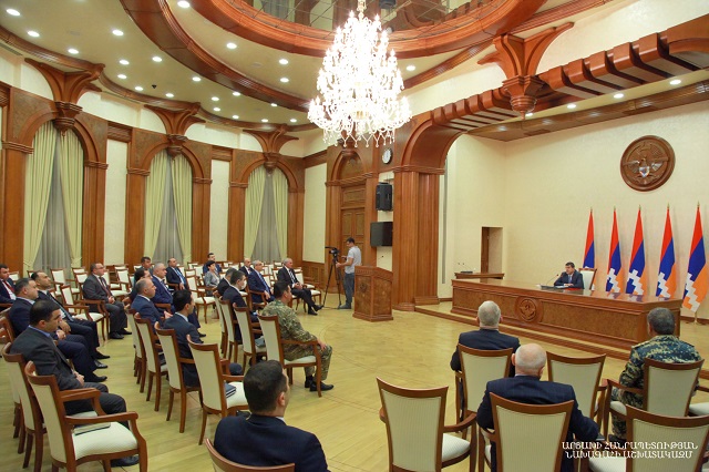 Arayik Harutyunyan presented to the attention of those present the changes in the composition of the government emphasizing that as a result the state budget will not have an additional burden